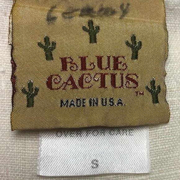 Blue Cactus 100% Linen Dress  S - Picture 2 of 8